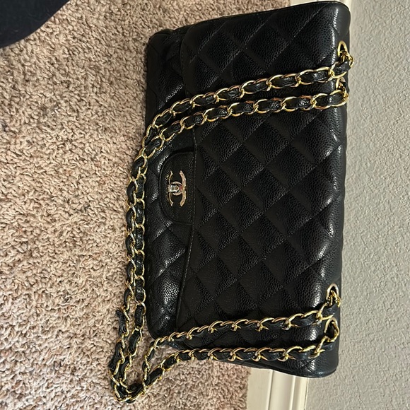 Lack Caviar Jumbo Chanel - Picture 1 of 14